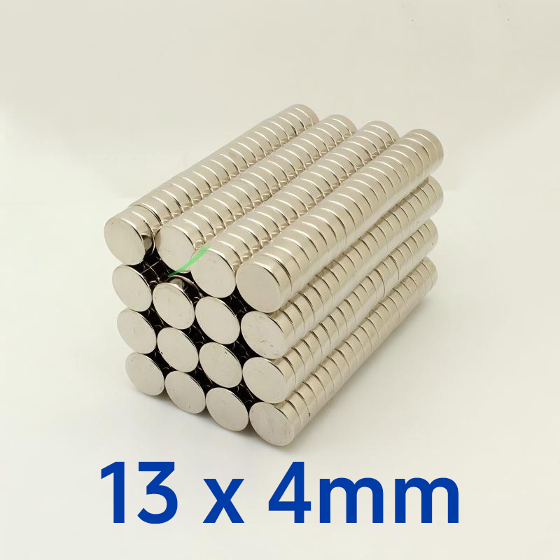 13mm dia x 4mm thick Neodymium Disk Magnets N35 Strong Round 13x4mm Rare Earth Disc Magnet Sale Amazon for Crafts - Bild 2