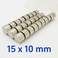 Alternative view of 15mm dia x 10mm thick Rare Earth Neodymium Disc  Magnets N35 Powerful 15x10mm Strong Round Magnet Lowes Home Depot