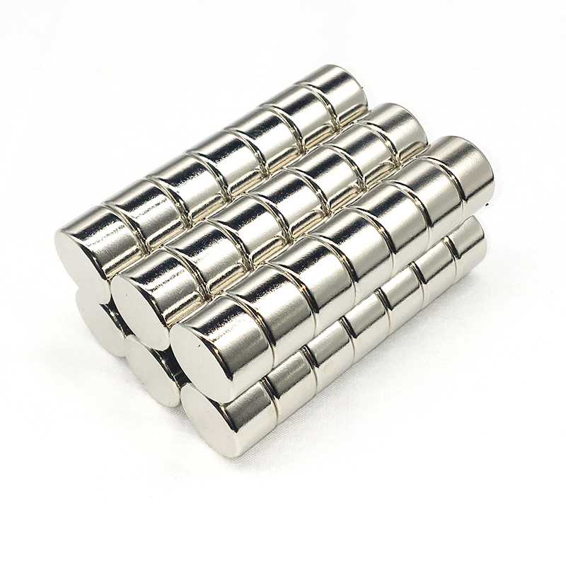 16mm Durchmesser x 8 mm dick Neodym-Seltenerd-Scheibenmagnet N35 Superstarke Bastelmagnete Verkauf 16 x 8 mm (10 Pack) – Bild 2