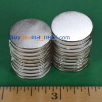 18mm dia x 1mm thick N42 Strong Round Disc Fridge Magnets Rare Earth Neodymium Walmart Magnets