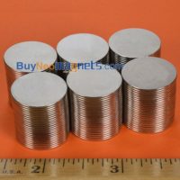 20mm dia x 1mm dik N42 Big Disc Ronde cirkelcilinder Rare Earth Neodymium magneten Walmart