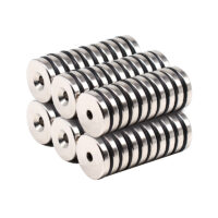 Alternative view of 25mm x 5 mm with Countersunk Hole 6mm N35 Super Strong Rare Earth Neodymium Countersunk Magnets (6 Pack)