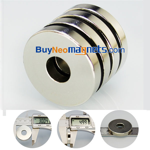 2st 30mm od x 10 mm id x 5mm tjock N35 Neodymium ringmagneter För Crafts Amazon