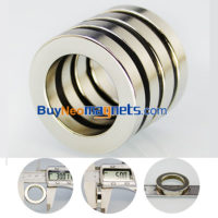 30mm od x 20mm id x 5mm thick Neodymium Ring Magnets N35 Strong Rare Earth Donut Magnet Walmart Fridge Magnets