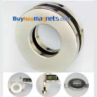 50mm od x 25mm id x 5mm thick Circular Rare Earth Magnet N35 Super Strong Neodymium Ring Magnets