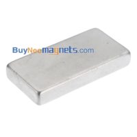 2pcs 50mm x 25mm x 8mm Thick Rare Earth Neodymium Strong Cuboid Block Magnets N35