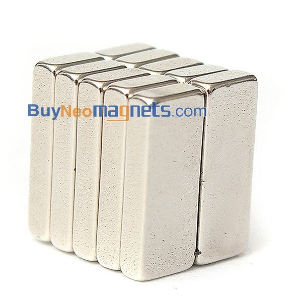 50stk 15 mm x 5 mm x 2,5 mm tykke neodymblokmagneter N52 Stærke sjældne jordarters rektangelmagneter til Home Depot