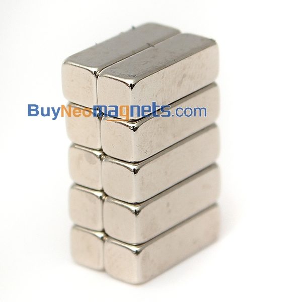 50pcs 15 mm x 5 mm x 6 mm de espesor N52 Bloque imanes de neodimio de tierras raras imanes permanentes