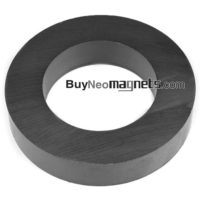 100mm O.D x 60mm I.D x 20mm thick Ferrite Ring Magnet Super Strong Magnets Walmart