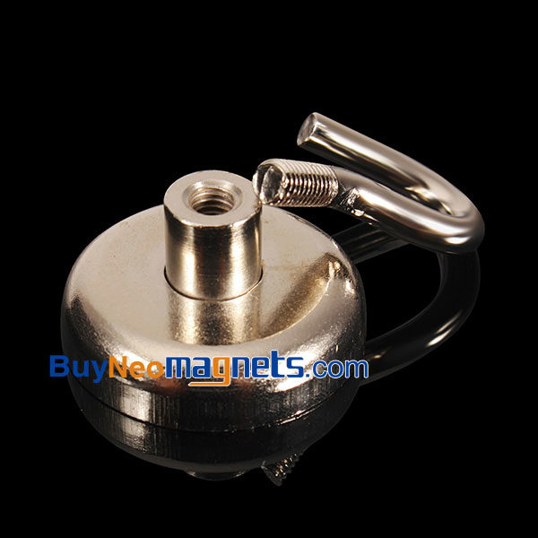 2pcs N35 32x47mm Gancho Pote Ímã Ímã forte de neodímio Ferramenta de resgate Ímã de neodímio - Imagem 2