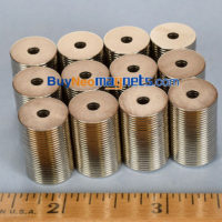 20PCS 1/2" OD X 1/8" ID X 1/32" DIY工芸のための厚いN35ネオジムリング磁石、希土類磁石