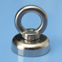 2magnete pezzi 25x30mm Eyebolt Magnete ad anello Salvage strumento neodimio Pentola con occhiello
