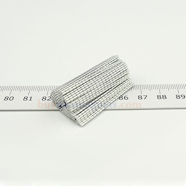 1mm 직경 X 판매 이베이 사진 자석 온라인 인도 2mm 두께 네오디뮴 막대 자석 N42 아연 도금의 NdFeB 원통형 자석 - 영상 2