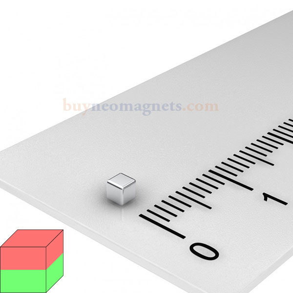 2mm x 2 mm x 2 mm de espesor de neodimio N42 Bloque Imanes potentes  pequeñas rectangulares Imanes pequeños cubos magnéticos  Home Depot -  BUYNEOMAGNETS