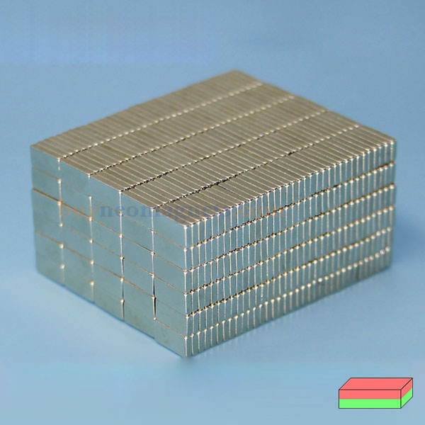 60 mm x 12 mm x 4 mm fort épais NdFeB néodyme bloc rectangle aimants