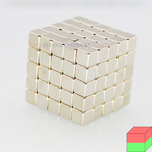 20 trozo de neodimio cubo imanes imán cubo 3x3x3 mm n45 niquelados