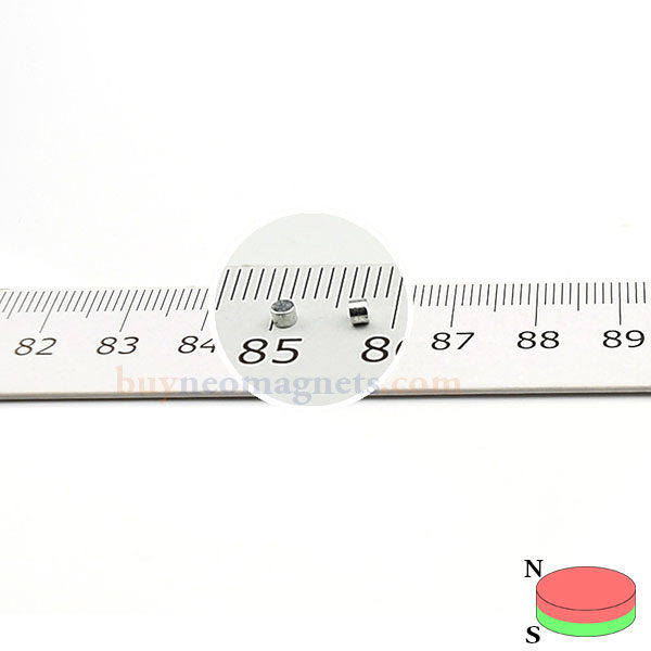 2mm dia x 1,5 mm tykk