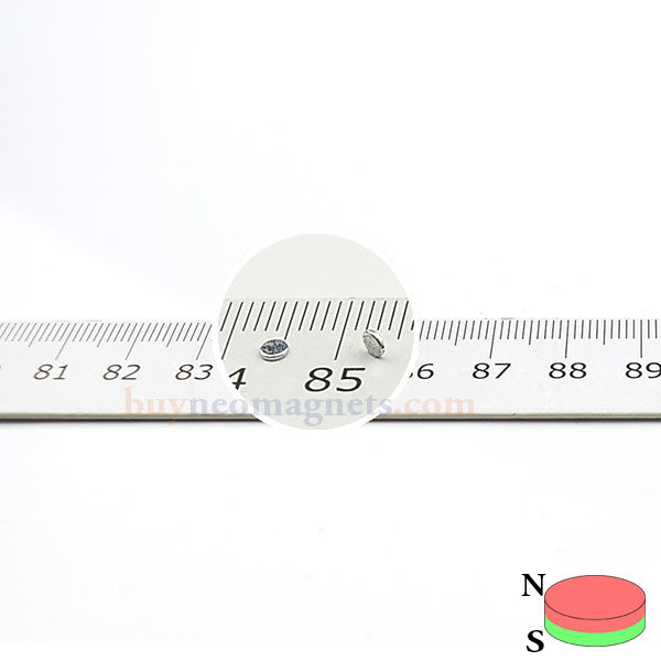 2.5mm de diâmetro x 0,5 mm de espessura