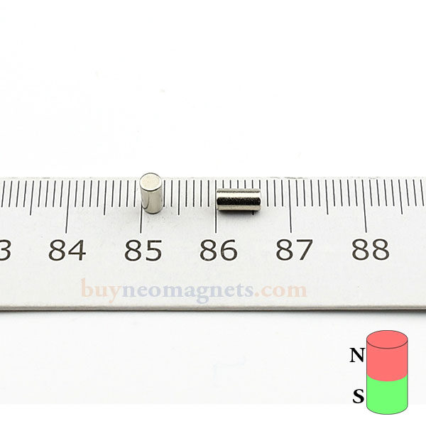 3mm de diámetro x 6 mm de espesor