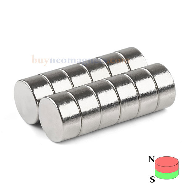 Aimant puissant néodyme rond 12mm x 3mm avec trou 4mm