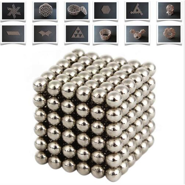 5mm Dia N35 BuckyBalls Magnetic Toys Neodymium Sphere Magnets Rare Earth Magnetic  Balls (Color:Nickel) - BUYNEOMAGNETS