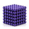 5Мм BuckyBalls Магнитные игрушки N35 Неодимовые сферические магниты Редкоземельные магнитные шарики (цвет:Фиолетовый)