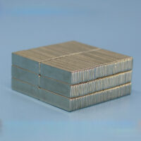 20mm x 6 mm x 1 mm de espessura Ímãs de bloco de neodímio N35 Ímãs retangulares planos de terras raras 20x6x1mm