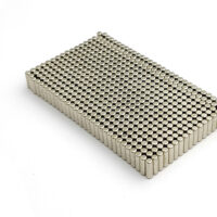 2mm x 6 mm diametral magnetisierter Scheibenmagnet Neodym-Rundmagnete N35 Seltenerd-Radialmagnete (100 Pack)