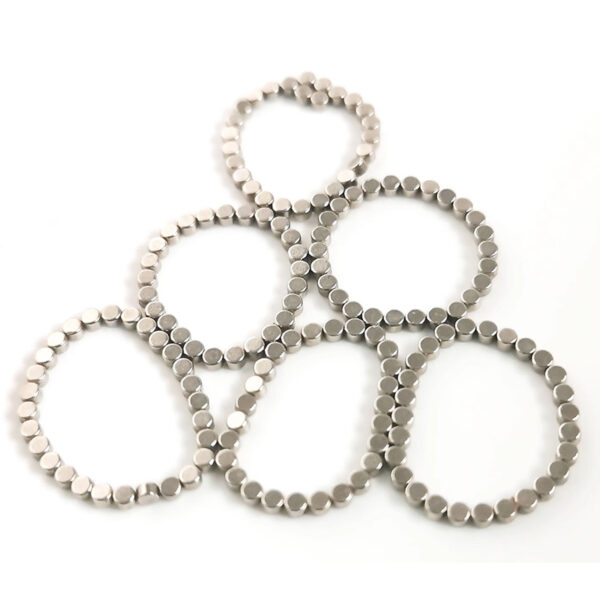 3mm x 3 mm diametralt magnetisert platemagnet Neodym runde magneter N35 Rare Earth Radial Magnets (100 Pakke)