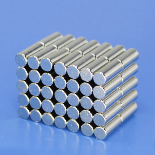 4mm Durchmesser x 10 mm dick Neodym-Zylindermagnete N52 Superstarker langer Seltenerd-Stabmagnet Verkauf 4 x 10 mm