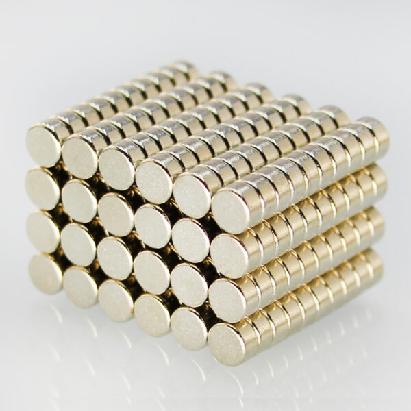 5mm x 2,5 mm diametralt magnetiseret diskmagnet Neodymium diskmagneter N35 Rare Earth Radial Magnets (100 Pakke)
