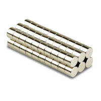 5mm x 4mm 直径方向に磁化されたディスク磁石 ネオジム円形磁石 N35 希土類ラジアル磁石 (50 パック)
