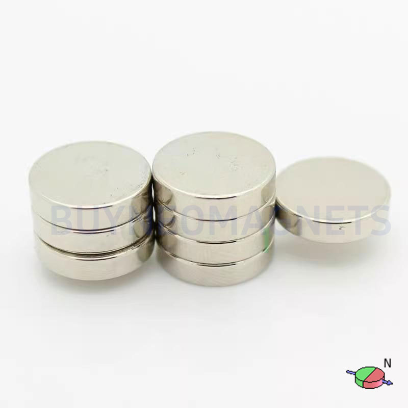 13mm x 3mm Diametrically Magnetized Disc Magnet 13x3mm Neodymium Round Magnets N35 Rare Earth Radial Magnets (20 Packa)