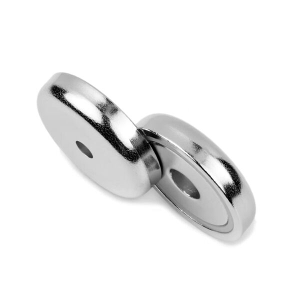 Neodymium Pot Magnet Dia 32mm with counterbore hole Rare Earth Cup Magnet (10 Pack) - Image 2