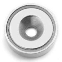 Neodymium Pot Magnet Dia 32mm med forsænket hul Rare Earth Cup Magnet (10 Pakke)