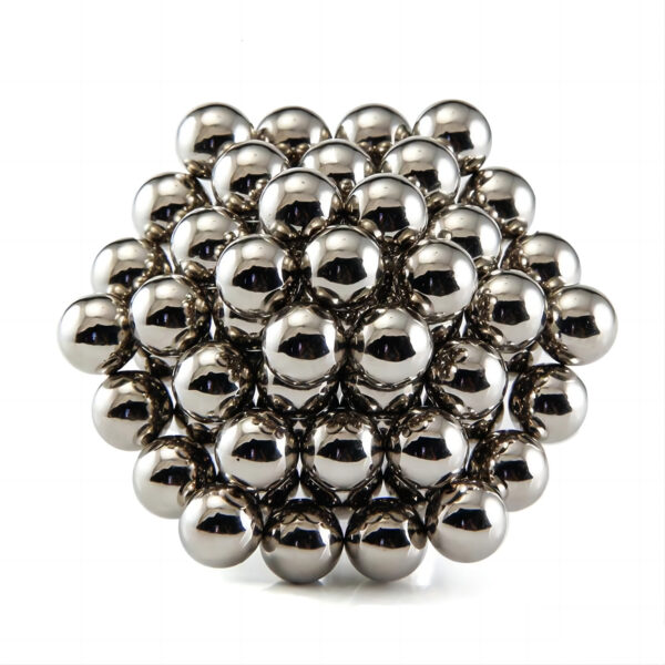 7mm BuckyBalls Magnetisk Legetøj Neodymium Kugle Magneter Magnetiske Kugler Puslespil Skrivebordslegetøj (Farve:Nikkel)