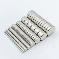 20 Magnetini Al Neodimio Disco 1x1 Mm - N52 Extra Forti - Mini Magneti Per Bacheca, Frigorifero, Foto, Lavagna Magnetica