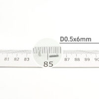 0.5mm x 6 mm Neodym -Stabmagnete N48 winzige kleine runde 0,5 x 6 mm Seltener Erdzylindermagnete zum Verkauf Handwerksmagneten