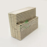 4mm x 10 mm diametralt magnetiserad cylindermagnet Neodymstångmagneter N35 4x10mm Sällsynta jordar Diametriska magneter