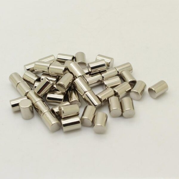 5mm dia x 7mm thick Neodymium Cylinder Magnets N35 Strong 5x7mm Rare Earth Rod Magnet for Crafts - Bild 2