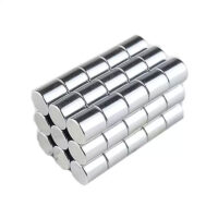 6mm dia x 7mm thick Neodymium Cylinder Magnets N35 Strong 6x7mm Rare Earth Rod Magnet for Crafts