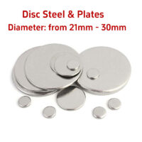 Diameter från 21 mm till 30 mm stålskiva, Tomma metallslagplåtar