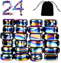 Large Fridge Magnetic Stones, Irregular Neat Polished Magnets Whiteboard Locker Magnets, Home Craft Kitchen Refrigerator Magnets, Teacher Dducator Researcher
