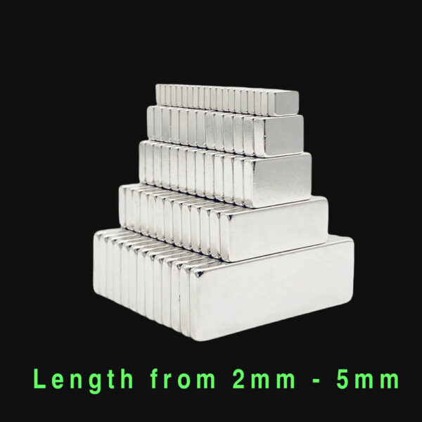 🔥Neodymium Rare Earth Block Magnets Length from 2mm to 5mm🔥🔥🔥🔥 - Image 2