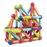 Magnetic Building Sticks Blocks Toys, Magnet Educational Toys STEM Toys for Kids and Adult, 3D Non-Toxic Building Toy
