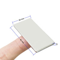 40mm x 20mm x 3mm Thick Neodymium Block Magnets N35 Flat Strong 40x20x3mm Rare Earth Rectangular Bar Magnet