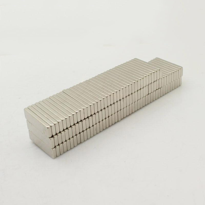 20mm x 5mm x 2mm thick Neodymium Block Magnet N35 Flat Rare Earth Rectangular Magnets for Sale 20x5x2mm
