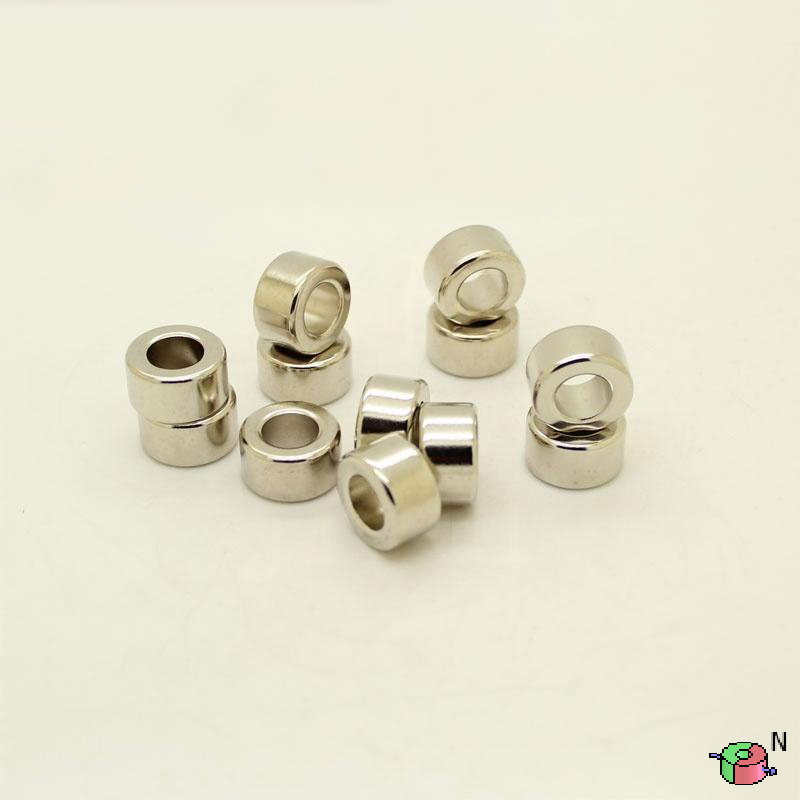 18mm od x 10 mm id x 10 mm des aimants d'anneaux magnétisés diamétralement diamétralement n50 aimants à anneaux de néodyme solides (5 Paquet)