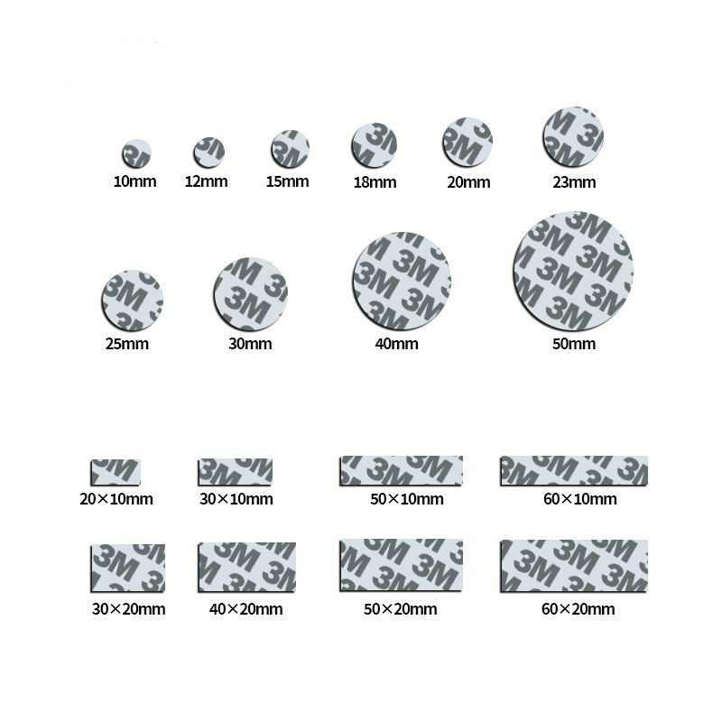 3M Puntos adhesivos puntos adhesivos de doble cara para imanes para Home Depot (100 Set de pastelería)