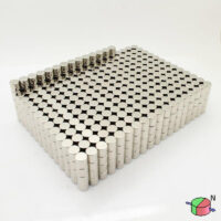 6.35mm x 6,35 mm diametralt magnetiserad neodymskivmagnet n38 sällsynta diametriska magneter (20 Packa)